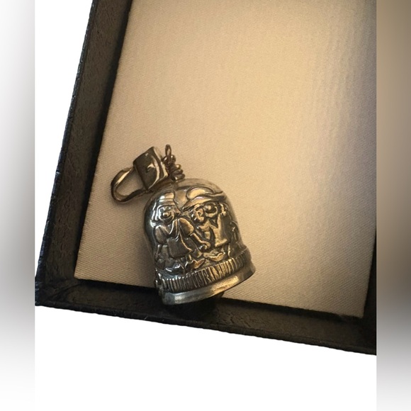 The Bell Collection Sterling Silver The Sister Bell Pendant on 925 Chain NIB - Picture 7 of 10